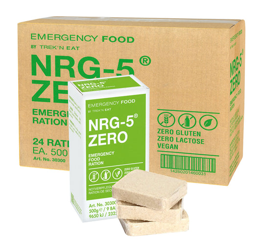 Ausverkauf: Notfallnahrung NRG-5 Zero - 24 x 500g