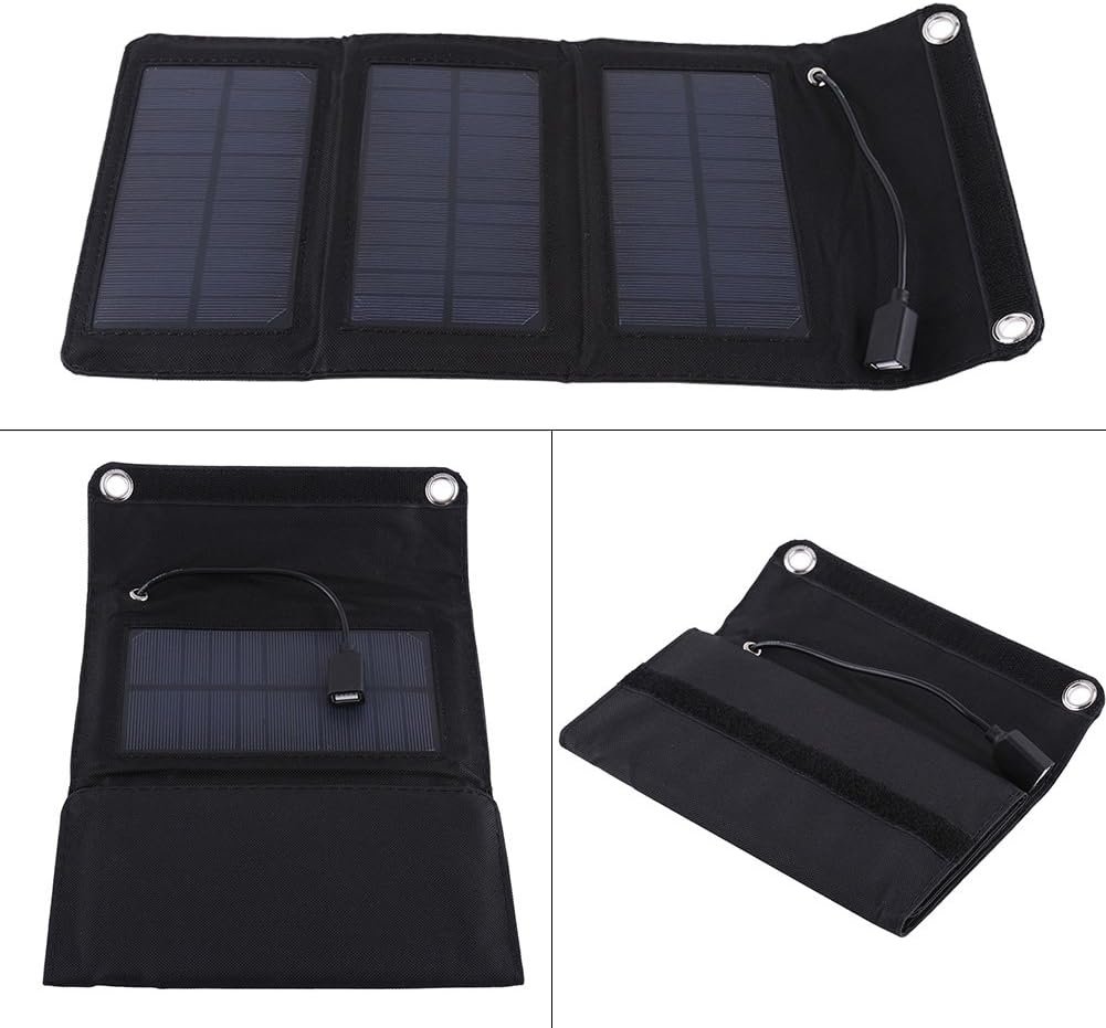 Estación de energía solar premium muchos paneles - plegable con salida USB