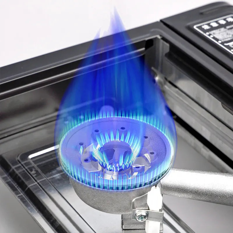 Estufa de gas premium, estufa de camping para uso exterior sin cartuchos