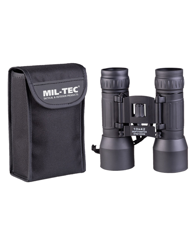 Binoculares Plegables 10X42 Negro