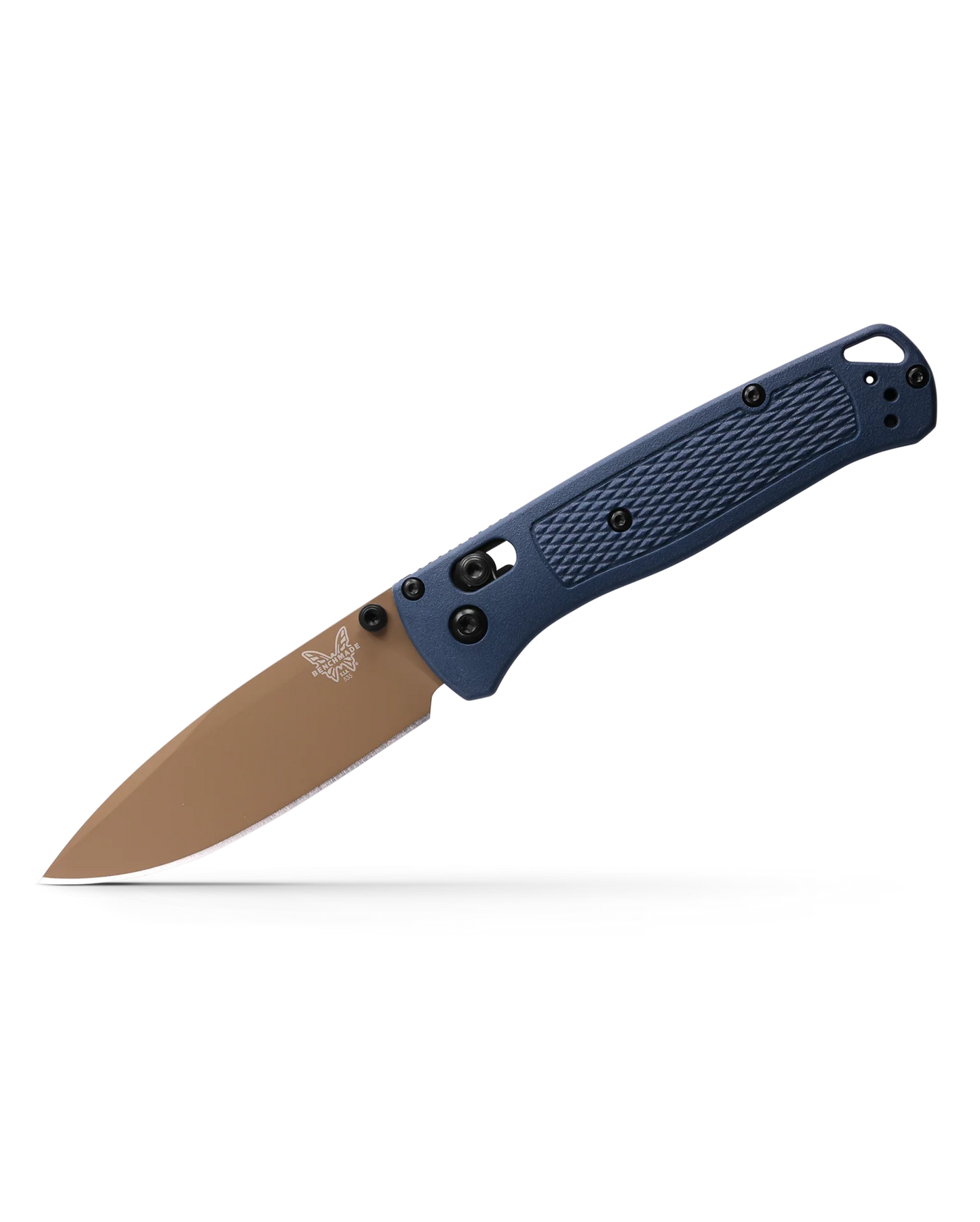 Benchmade 535FE-05 BUGOUT, Crater Blue Grivory, navaja Axis EDC