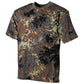 Camiseta US, media manga, camuflaje, 170 g/m²