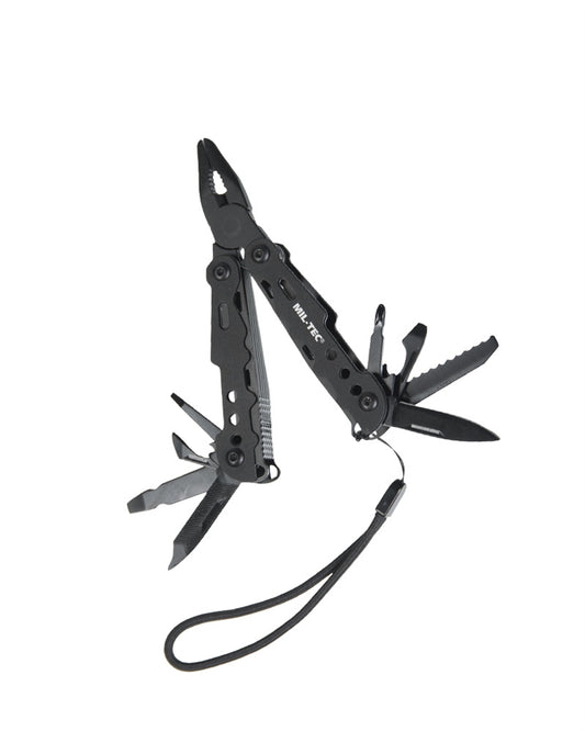 Premium multi herramienta mini alicates cuchillo sierra abrebotellas herramienta plegable con estuche