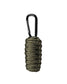 Cuerda de supervivencia paracord 3m verde oliva