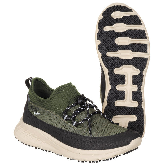 Zapatos outdoor, "Sneakers", verde oliva