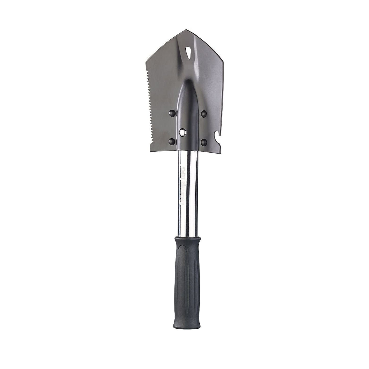 Herramienta múltiple 6-1 Axe: pala de acero al carbono, sierra, cuchillo, abrebotellas, extractor de clavos