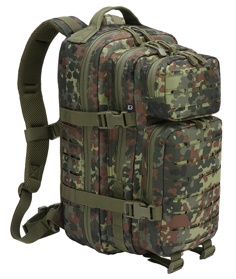 Mochila Molle US mochila de combate Flecktarn Tactical Lasercut PATCH mediano