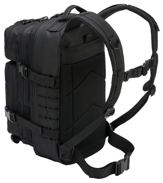 Mochila Molle US Combat Backpack Black Tactical Lasercut PATCH mediano