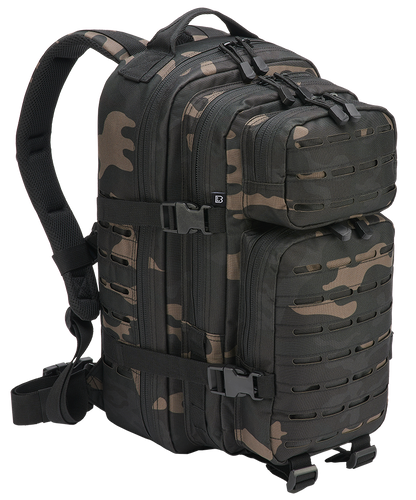 Mochila Molle US Combat Backpack Dark Camo Tactical Lasercut PATCH mediano