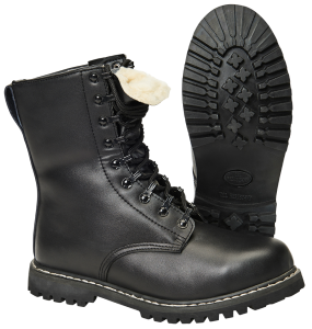 Botas militares con forro