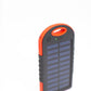 Banco de energía solar Panel solar premium con banco de energía, lámpara y 2 salidas USB: carga directamente con el sol para energía de emergencia