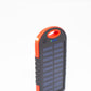 Banco de energía solar Panel solar premium con banco de energía, lámpara y 2 salidas USB: carga directamente con el sol para energía de emergencia