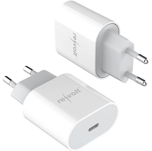 Potente adaptador de corriente USB-C - Suministro de energía de hasta 18 vatios - 3 A - carga rápida