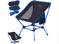 Silla de camping - silla plegable con 2 alturas de asiento - ligera, hasta 120 kg