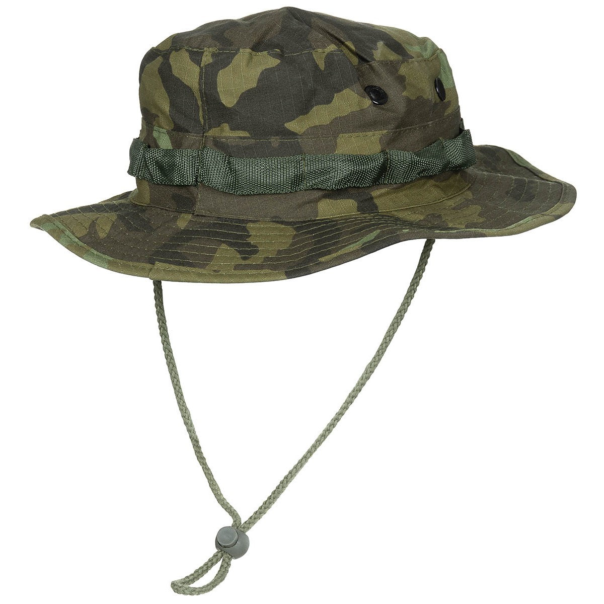 Boonie táctico - Gorro Bush, correa para la barbilla Jungle Camo