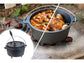 Dutch Oven 3l - olla de hierro fundido para exterior y camping